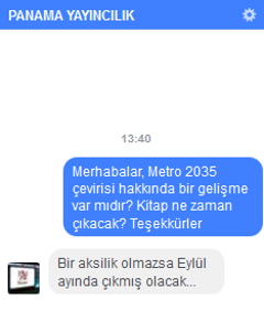 Metro 2035 \ ÇIKTI - 21 TL -