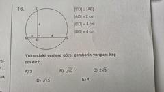  LYS Çözülemeyen Geometri Sorularım