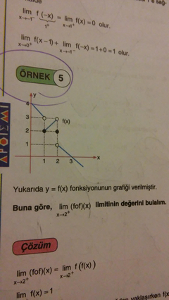  Bileske fonksiyon limitinde yön