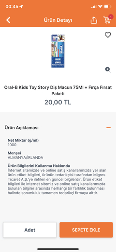 Migros Delist Ürünleri..