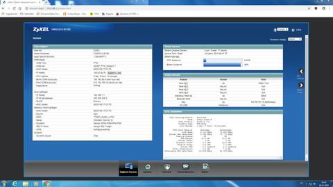 SATILMIŞTIR Zyxel VMG 3312-B10B VDSL2 Modem (Tüm Operetörlerde Çalışır)