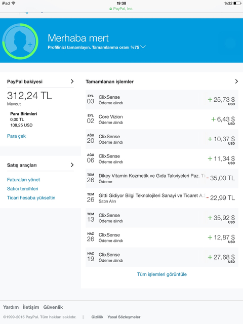 Forumlar > E-Ticaret > İnternetten Para Kazanmak