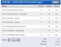  Günlük Kasa Katlama Kuponları (HSN YMS)