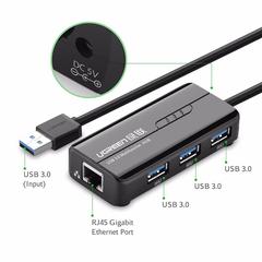 Ugreen Rj45 Ethernet Adaptörü 3x USB 3.0 Hub Port (Android TV Set) FİYAT: 170 TL