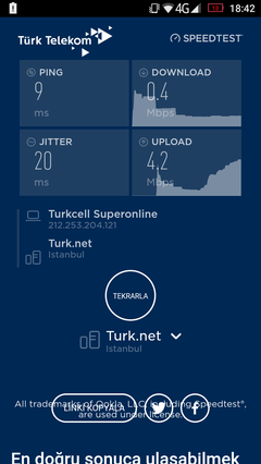 Wifi den internet çok yavaş 