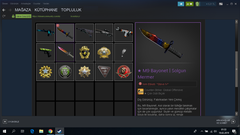 BAYONET FADE M9 MARBLE FADE M4 AWP