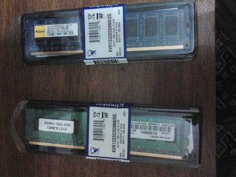 2*2GB 1333Mhz DDR3 RAM 70TL KONYAİÇİ