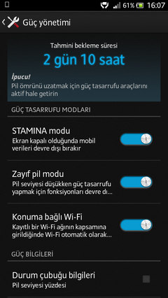  Xperia Acro S ****STAMINA MODE****