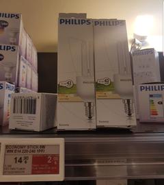 PHILIPS ECONOMY STICK 8W TASARRUFLU AMPUL CARREFOUR 2 TL