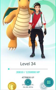  34 LEVEL POKEMON GO HESABI - 125 TL