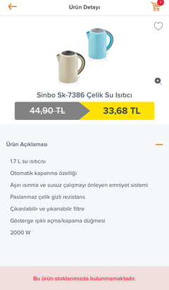 Migros Delist Ürünleri..