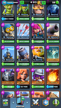  5 Efsanevi 4150 Kupa Clash Royale Hesabı (1000Tl harcandı) 3 GÜNLÜĞÜNE 200TL !!!