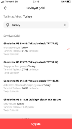 Aliexpress Standard Shipping Mağdurları - TÜM KARGO MAĞDURLARI TOPLANIYORUZ!