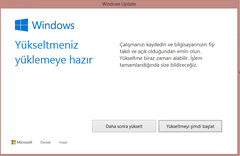  Windows Update İle Windows 10' a Yükseltme ( Yeni Yöntem )