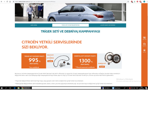 Citroen Distribütör değikliği Hk