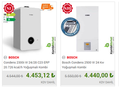 **BOSCH CONDENS 2300** Kullanıcıları