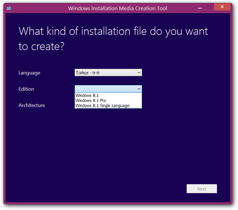 Windows 8.1 (Single Language ve PRO) Orijinal ISO İndir