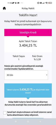 AKTİFBANK N KOLAY 10.000 TL %0 FAİZ MASRAFSIZ KOLAY NAKİT