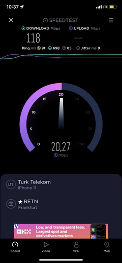 TÜM OPERATÖRLER 4,5G HIZ TESTİ [ANA KONU] 5G YE DOĞRU ADIM ADIM