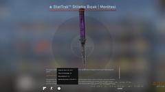 ★ StatTrak™ Stiletto Bıçak | Morötesi FT 