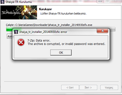  Shaiya 7 zip data error