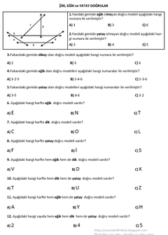 İLKOKULLAR İÇİN ETKİNLİK TEST VE UYGULAMALAR