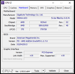 GA-990XA-UD3 + AMD FX 8350 + 2x8GB G.SKILL