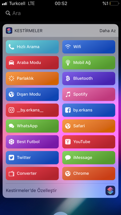 iOS 12 ile Kestirmeler - Shortcuts Paylaşım