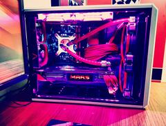  CORSAIR AIR 240 WHITE-RED MOD&CUSTOM