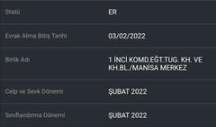 386. Dönem (Şubat 2022 Celbi) Yedek Subay, Yedek Astsubay ve Er Adayları