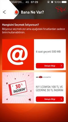 Her Pazartesi #bananevar VODAFONE YANİMDA HEDİYE