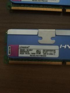 4 GB (2X2)Kingston Hyperx Soğutuculu DDR3 1600 MHZ RAM