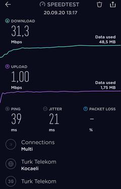 TÜM OPERATÖRLER 4,5G HIZ TESTİ [ANA KONU] 5G YE DOĞRU ADIM ADIM