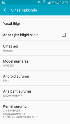  Galaxy S4 (GT-I9500) Android 5.0.1 Güncellemesi - inceleme