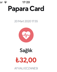 PAPARA CASHBACK SİSTEMİ(Eczanede 50ye 25anında iade)