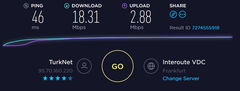 VDSL bağlantıda ADSL hızı alıyorum.