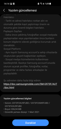 Samsung Galaxy S10 / S10+ / S10e [ANA KONU]