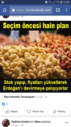 Türkiye'de soğanın kilosunu en az 5 lira yapmamız lazım.