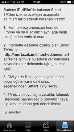  iDiziFilm - Samsung Smart TV sorunu