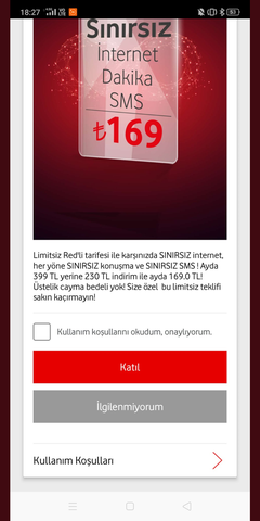 Vodafone sınırsız tarife