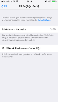 Pil Sağlığımızı paylaşıyoruz (iOS 11.3)