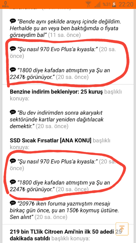 Profil mesajlarında mükerrer kayıt görünmesi