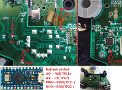 Xbox one rapidfire Mod yapımı -arduino-