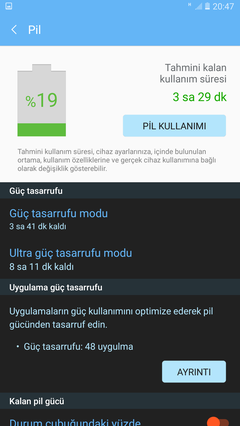  Samsung c5 ekran suresi