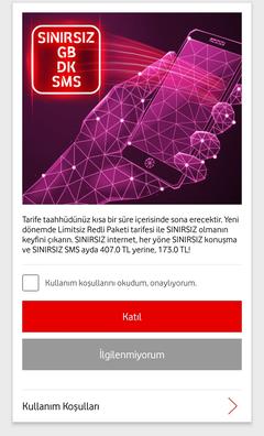 Vodafone Limitsiz Tarifeler! (ANA KONU)