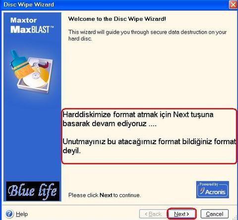 MaxtBlast5 (Low Level Format Ve Daha Fazlası) Resimli Anlatım...