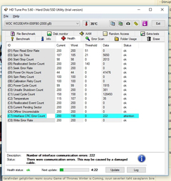 HDD yazma yapamıyor, okuması normal ??? 