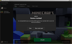 Minecraft Game Crasht Hatası !?