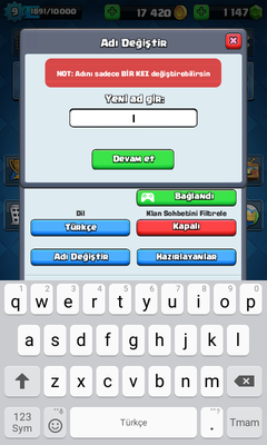 Satılık Efsanevili Kelepir Clash Royale Hesabı