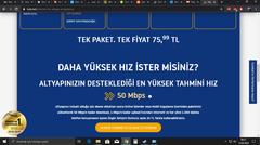 Türknetin veremediği vdssl hızım